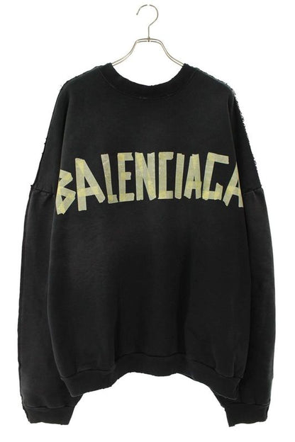 Balenciaga 24SS 791614 Tqvq7 Double Front Crewneck Sweatshirt Men's M