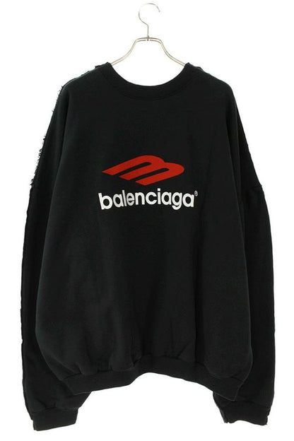 Balenciaga 24SS 791614 Tqvq7 Double Front Crewneck Sweatshirt Men's M