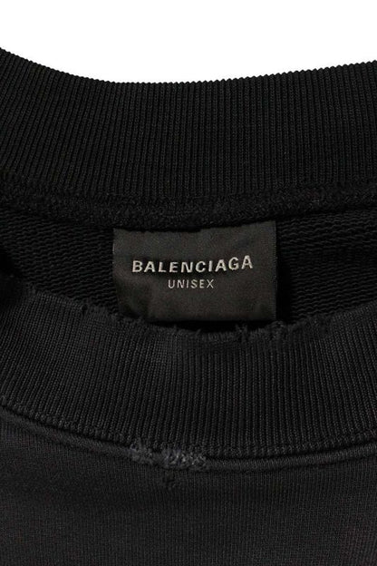 Balenciaga 24SS 791614 Tqvq7 Double Front Crewneck Sweatshirt Men's M
