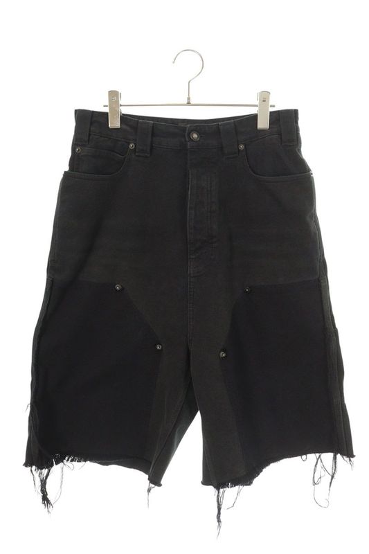 Balenciaga 838669 Tswb7 Ripped Off Half Pants Men's XS