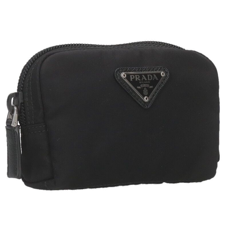 Prada 1na339 Mini Pouch With Plaque Of Lino Logo Men's
