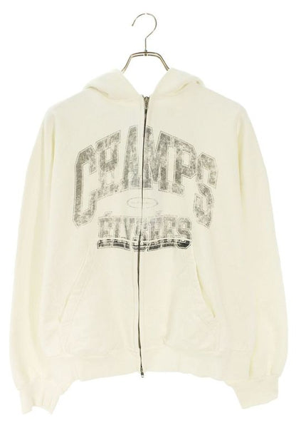 Balenciaga 803264 Trvm9 Champs Elysees Zip-up Hoodie Men's S