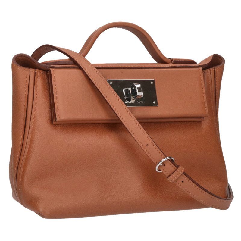 Hermes Van Cattle Mini W Engraved Svhardware Evercolor Swift 2way Shoulder Bag