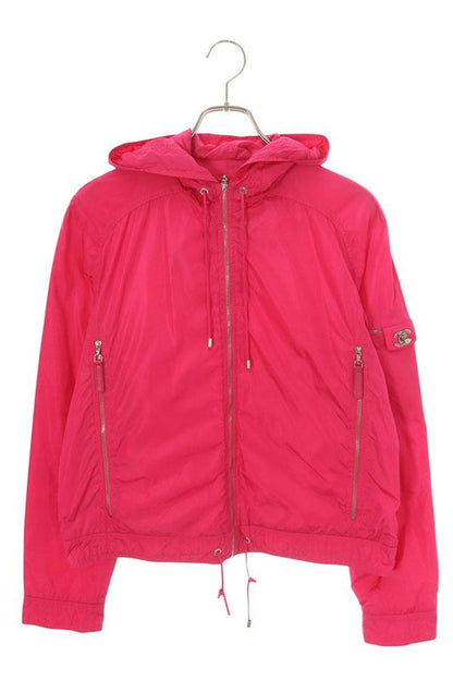 Chanel P43217v32222 Turnlock Pocket Nylon Hooded Blouson Women's 42