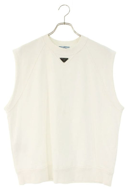 Prada ACS1 Triangle Logo Plate Sleeveless Cut And Sewn Women's M