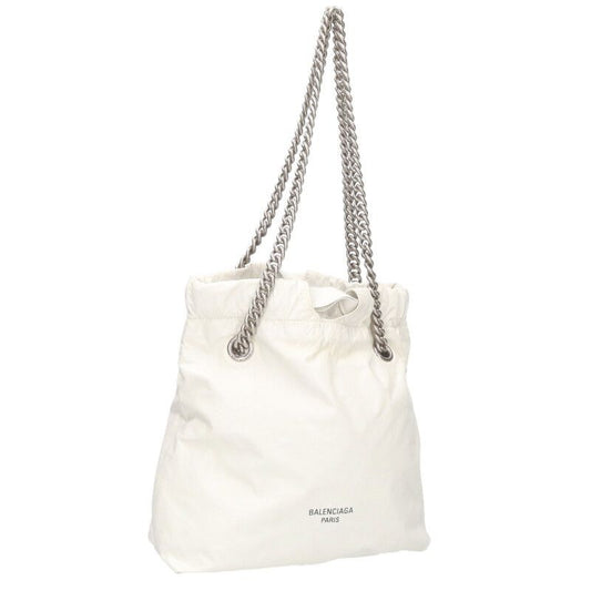 Balenciaga Crash 742942 Chain Shoulder Small Leather Tote Bag Women's Small