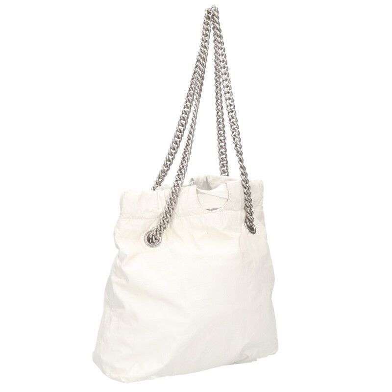 Balenciaga Crash 742942 Chain Shoulder Small Leather Tote Bag Women's Small