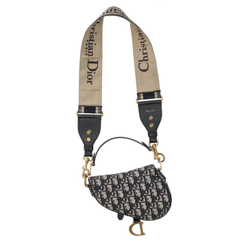 Dior Saddle Mini M0447ctzq_m928 Oblique Jacquard Shoulder Bag Women