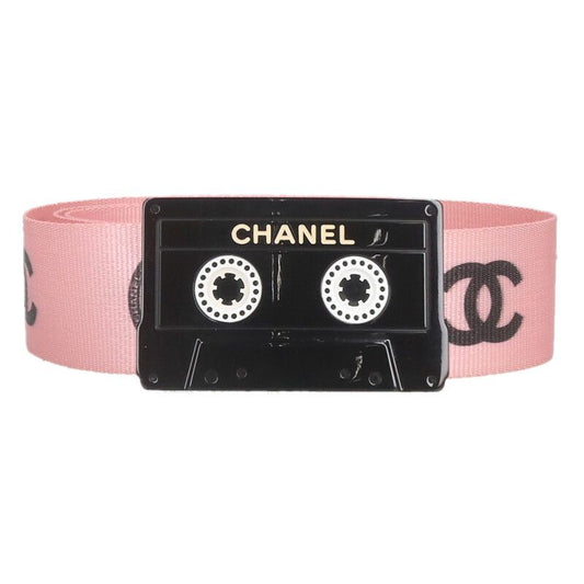 Chanel 04P Cassette Nylon Belt Ladies
