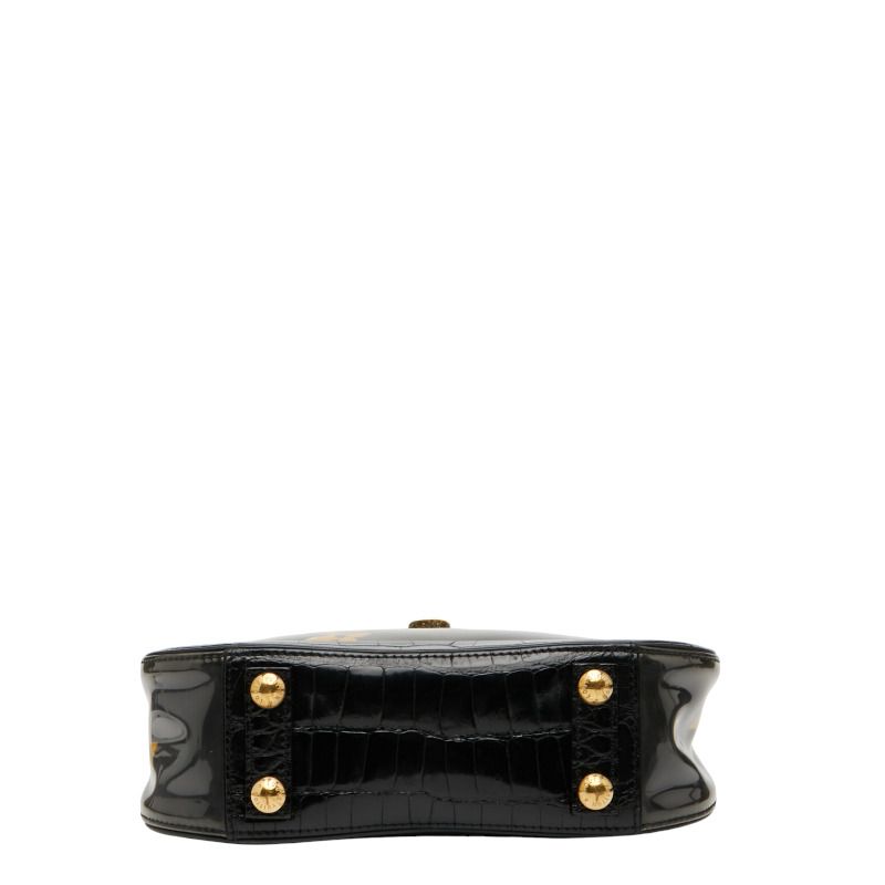 Louis Vuitton Monogram Charm Sac Flar Chain Shoulder Bag Handbag M95151 Black