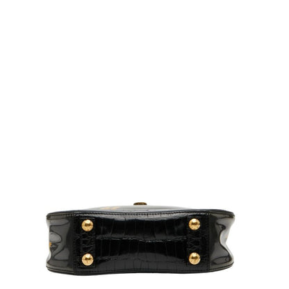 Louis Vuitton Monogram Charm Sac Flar Chain Shoulder Bag Handbag M95151 Black
