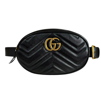 Gucci GG Marmont Waist Bag Leather 476434 Unisex Gucci  Gucci
