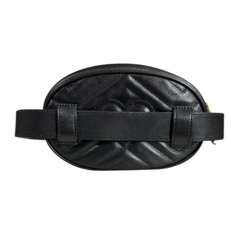 Gucci GG Marmont Waist Bag Leather 476434 Unisex Gucci  Gucci