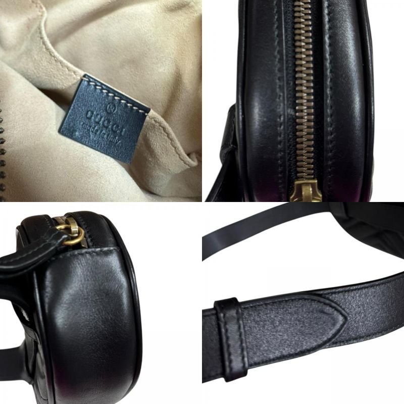 Gucci GG Marmont Waist Bag Leather 476434 Unisex Gucci  Gucci