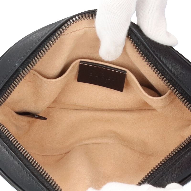 Gucci GG Marmont Waist Bag Leather 476434 Unisex Gucci  Gucci