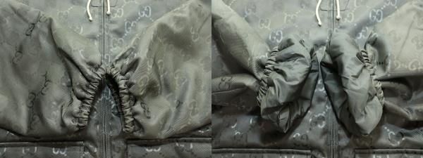 Gucci 21SS OFF THE GRID Hooded Jacket GREY 48 657792 Zaebn Off The Grid Hooded