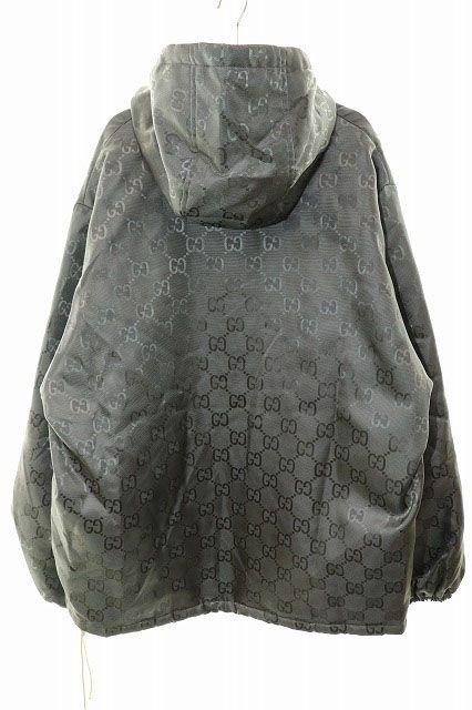 Gucci 21SS OFF THE GRID Hooded Jacket GREY 48 657792 Zaebn Off The Grid Hooded