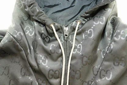 Gucci 21SS OFF THE GRID Hooded Jacket GREY 48 657792 Zaebn Off The Grid Hooded