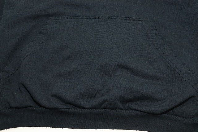 Balenciaga 23AW Damaged Logo Print Sweatshirt Pullover Hoodie Size 1 Black