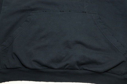 Balenciaga 23AW Damaged Logo Print Sweatshirt Pullover Hoodie Size 1 Black