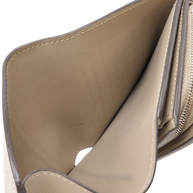 Louis Vuitton Monogram Mahina Portefeuille Iris Compact Bifold Wallet Leather