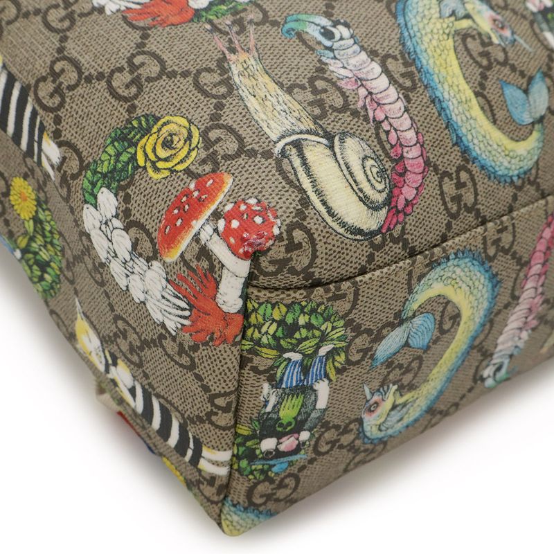 Gucci Childrens GG Supreme Backpack Sac Higuchi Yuko Collaboration Print PVC
