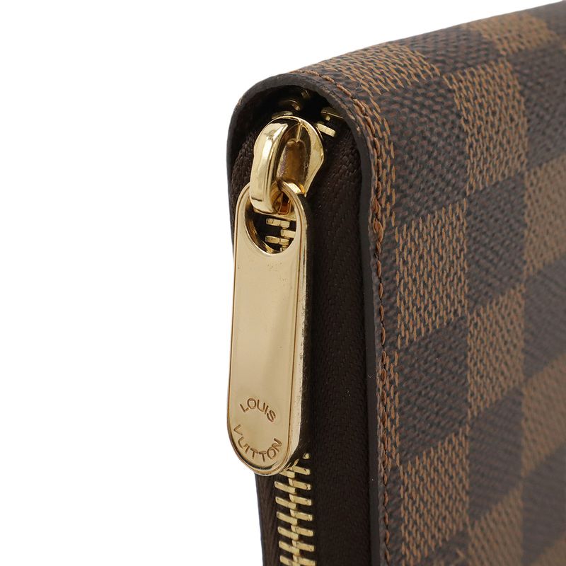 Louis Vuitton Damier Zippy Wallet Round Zipper Long Wallet New Shape N41661