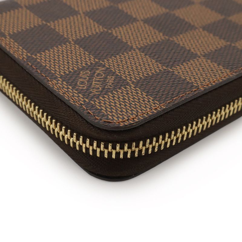 Louis Vuitton Damier Zippy Wallet Round Zipper Long Wallet New Shape N41661