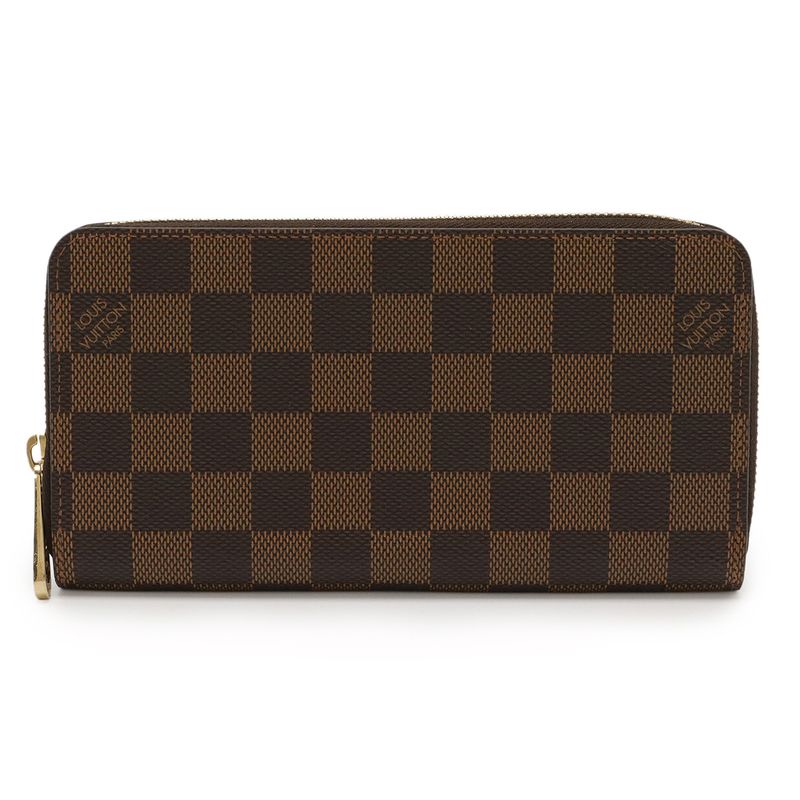 Louis Vuitton Damier Zippy Wallet Round Zipper Long Wallet New Shape N41661