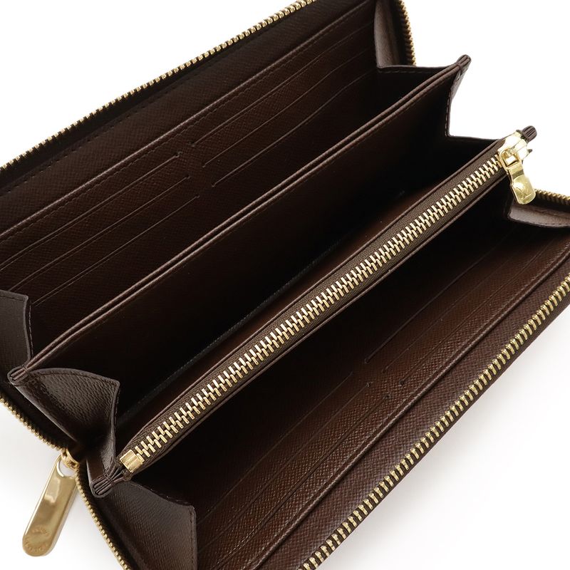 Louis Vuitton Damier Zippy Wallet Round Zipper Long Wallet New Shape N41661