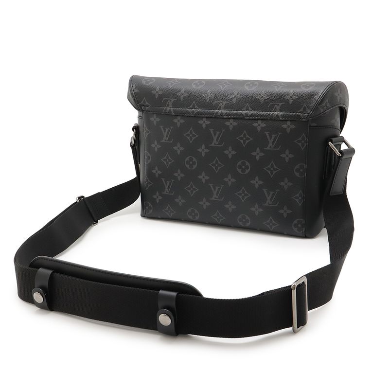 Louis Vuitton Monogram Eclipse Messenger Voyage PM Shoulder Bag Crossbody M40511