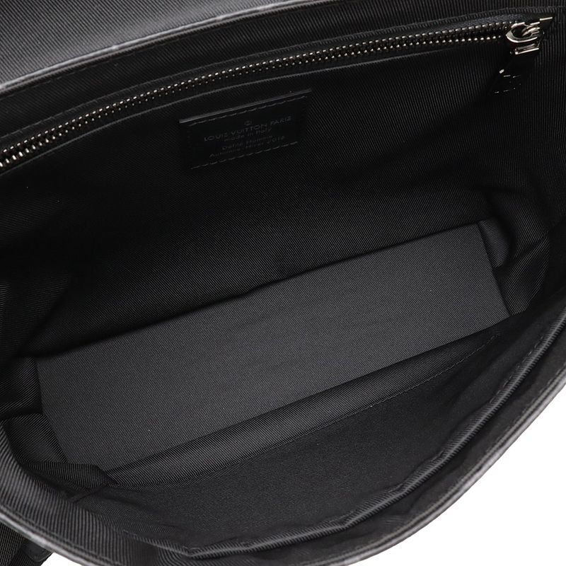 Louis Vuitton Monogram Eclipse Messenger Voyage PM Shoulder Bag Crossbody M40511