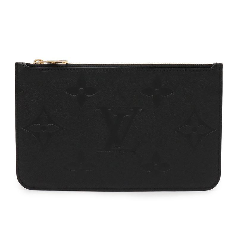 Louis Vuitton Monogram Empreinte Neverfull MM Neverfull Pouch Only Noir Black