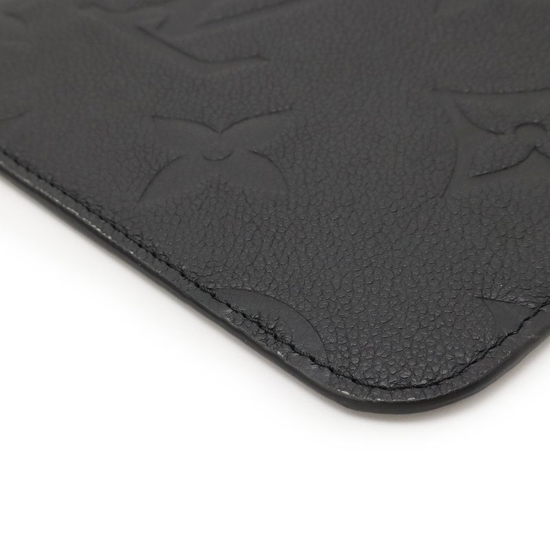 Louis Vuitton Monogram Empreinte Neverfull MM Neverfull Pouch Only Noir Black
