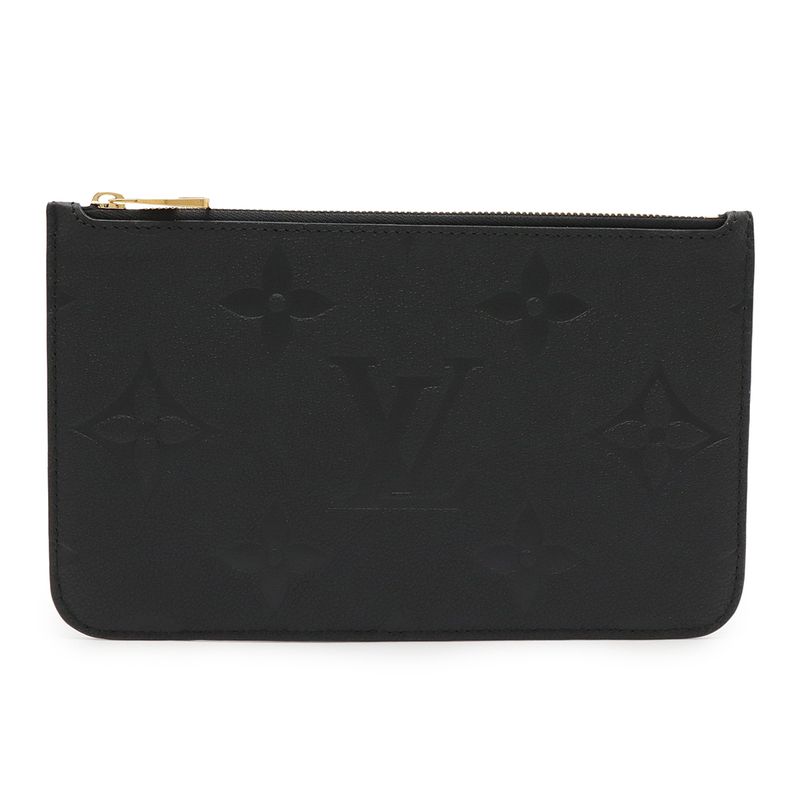 Louis Vuitton Monogram Empreinte Neverfull MM Neverfull Pouch Only Noir Black