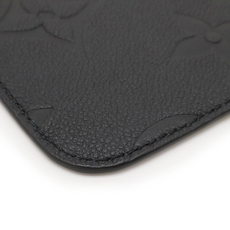 Louis Vuitton Monogram Empreinte Neverfull MM Neverfull Pouch Only Noir Black