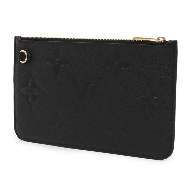 Louis Vuitton Monogram Empreinte Neverfull MM Neverfull Pouch Only Noir Black