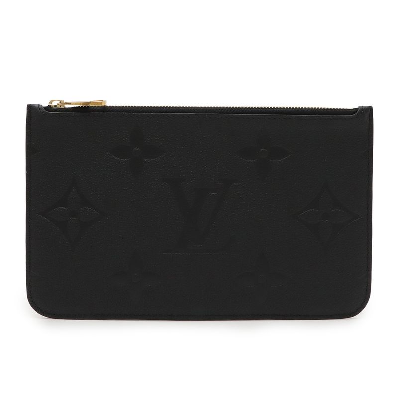 Louis Vuitton Monogram Empreinte Neverfull MM Neverfull Pouch Only Noir Black
