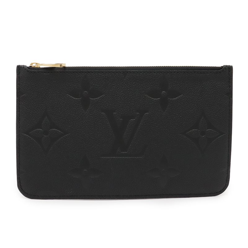 Louis Vuitton Monogram Empreinte Neverfull MM Neverfull Pouch Only Noir Black