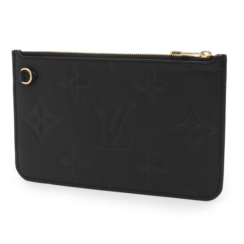 Louis Vuitton Monogram Empreinte Neverfull MM Neverfull Pouch Only Noir Black
