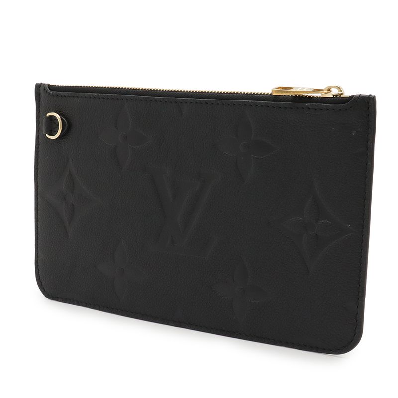 Louis Vuitton Monogram Empreinte Neverfull MM Neverfull Pouch Only Noir Black
