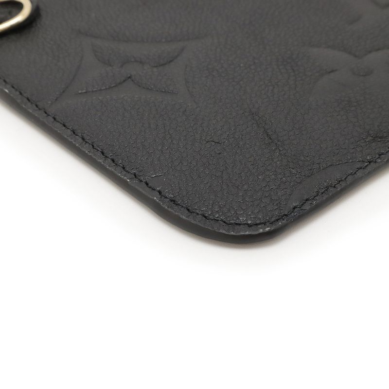 Louis Vuitton Monogram Empreinte Neverfull MM Neverfull Pouch Only Noir Black