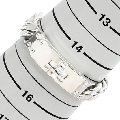 Hermes Bracelet Kelly Grumet Silver 925 Silver Sh Ag925 Chain [box