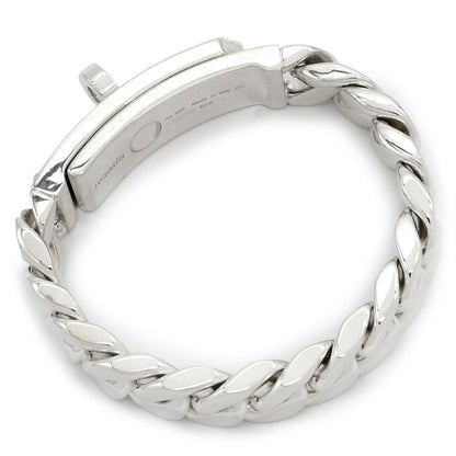 Hermes Bracelet Kelly Grumet Silver 925 Silver Sh Ag925 Chain [box