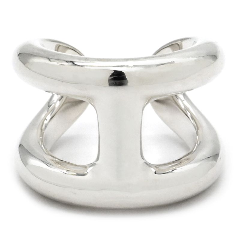 Hermes Ring Osmoz GM Silver 925 Silver #51 (Jp11) H Motif Ag925 Sv925 #11 [box