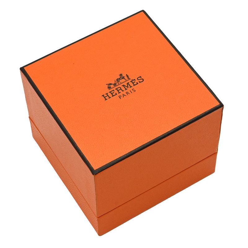 Hermes Ring Echape MM Silver 925 Silver #54(jp14) Sv925 Ag925 Size 14