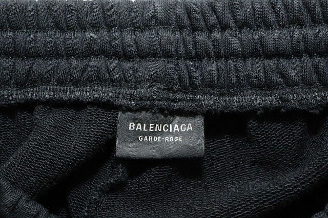 Balenciaga 25SS Garderobe Baggy Sweatpant Black XXS 813327 Trvv9 Garderobe