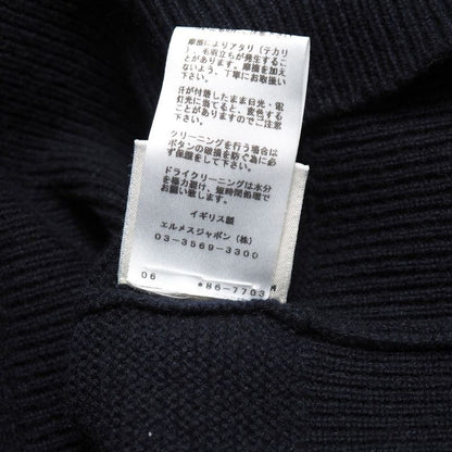 Hermes Knit Size 36 Serie Button All Cashmere Sweater Made In England
