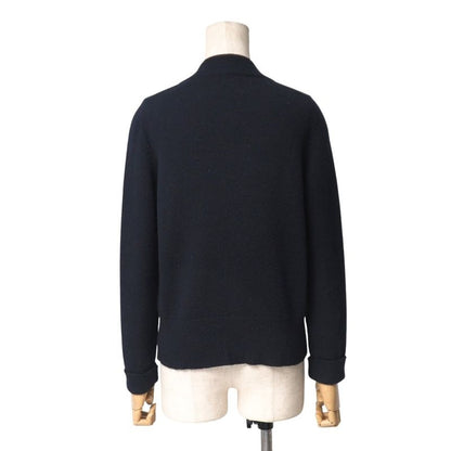 Hermes Knit Size 36 Serie Button All Cashmere Sweater Made In England