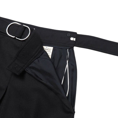 Hermes Skirt Size 34 Belted Inverted Pleats Knee Length Made In France